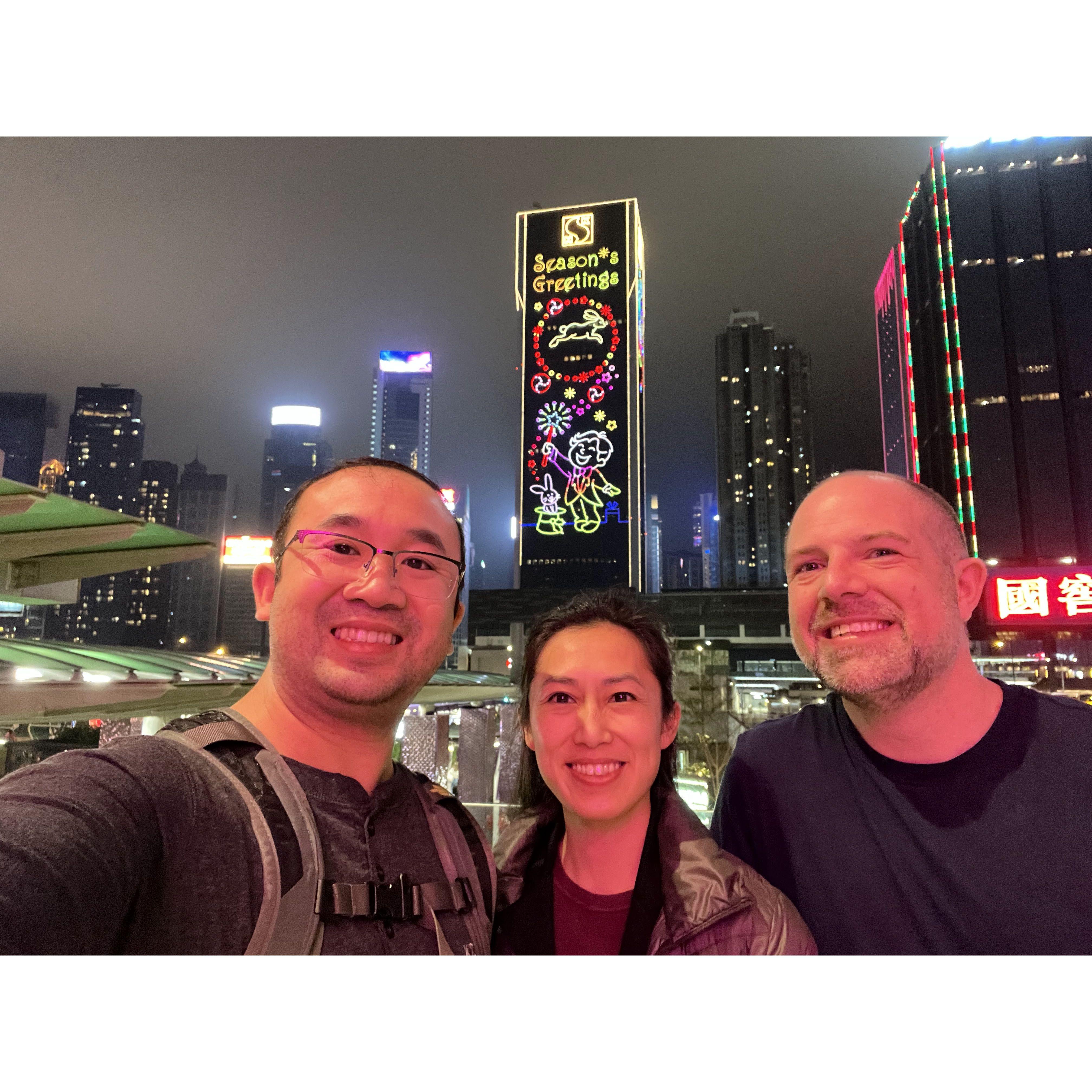 Chinese New Year decorations in Hong Kong