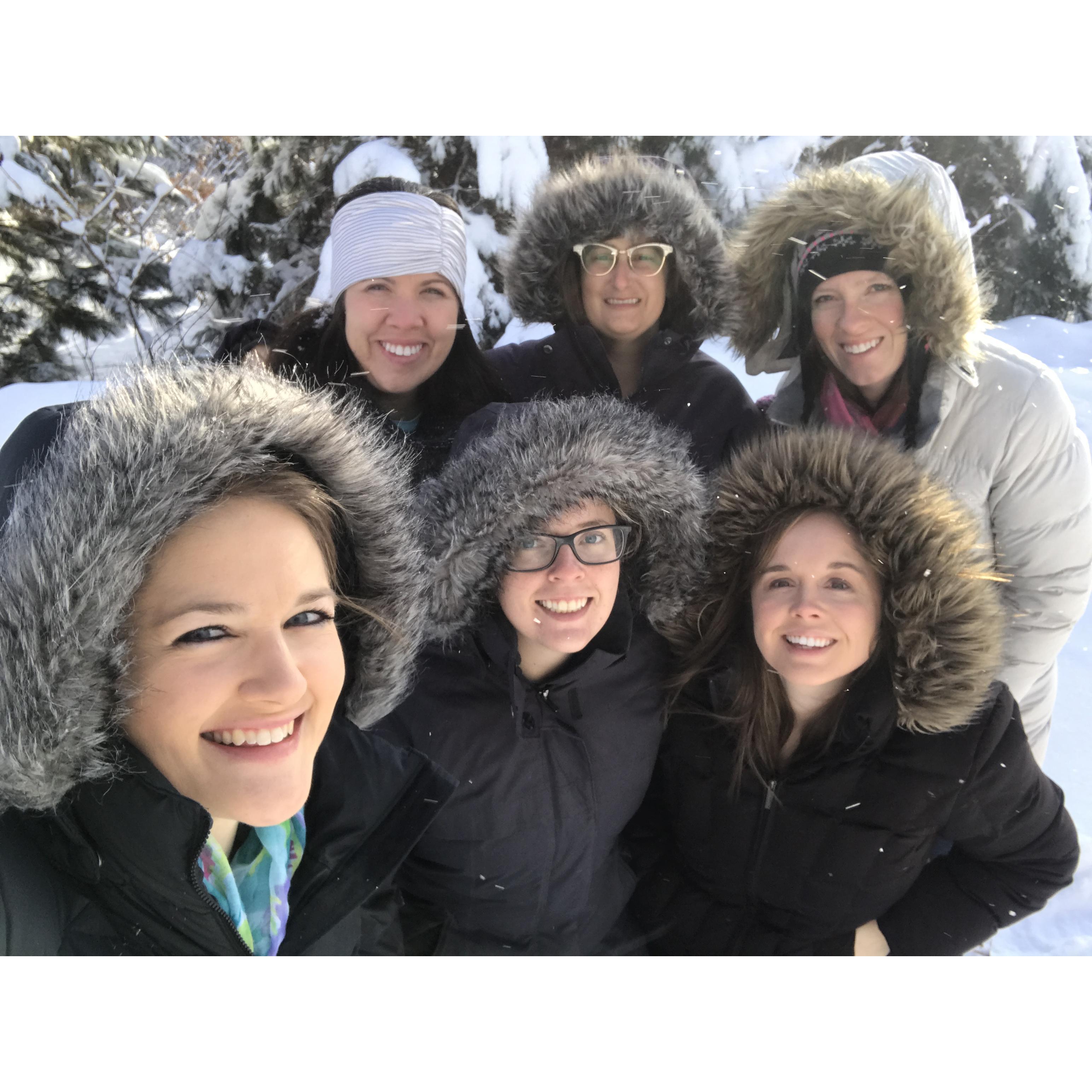 March 2019 - Up North, Minnesota - Bundle up but filled with the warmth of friendship