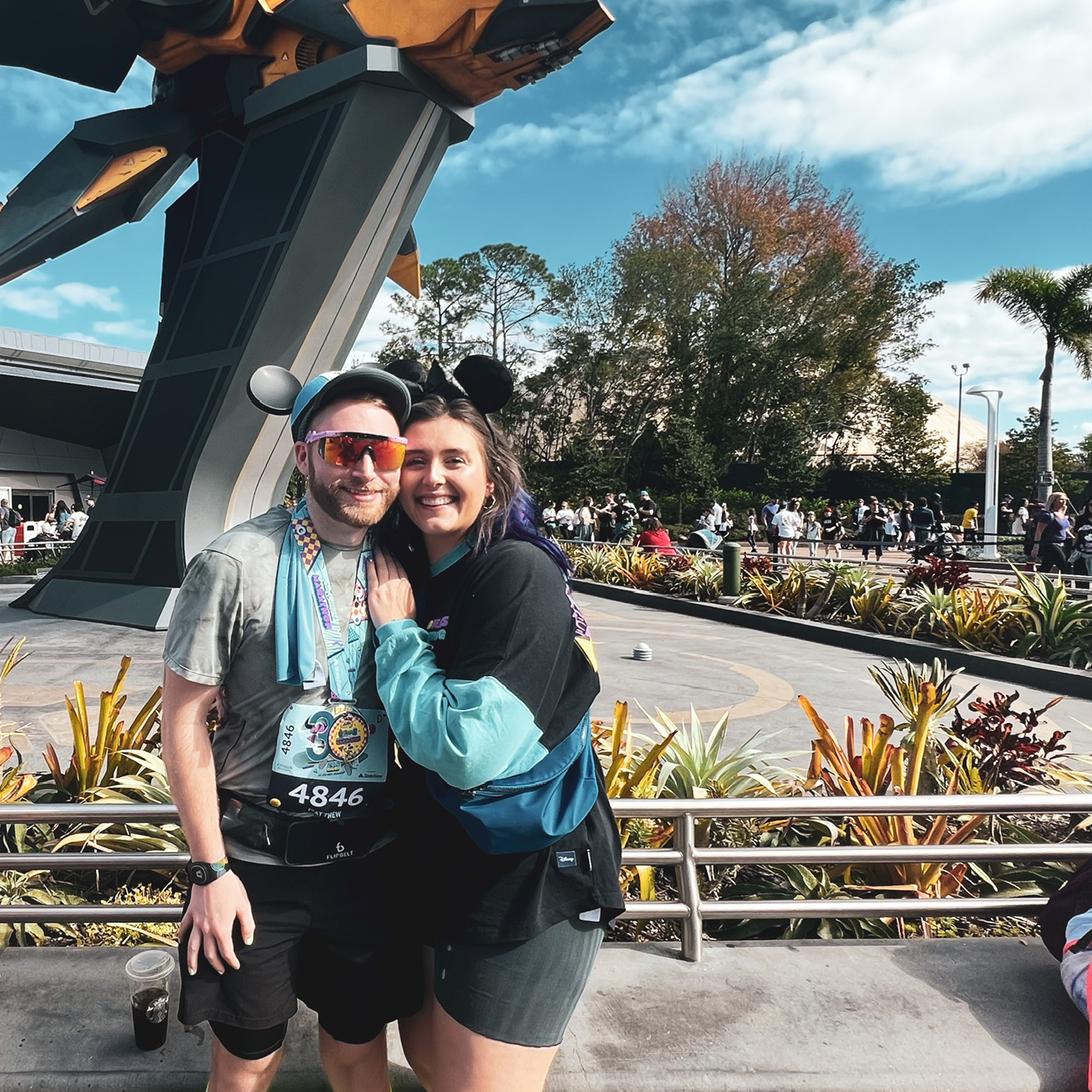 Matthew ran a marathon in Disney! We swear we aren’t Disney adults, yet.