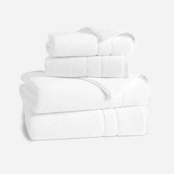 Super-Plush Turkish Cotton Bath Towel Bundle- White