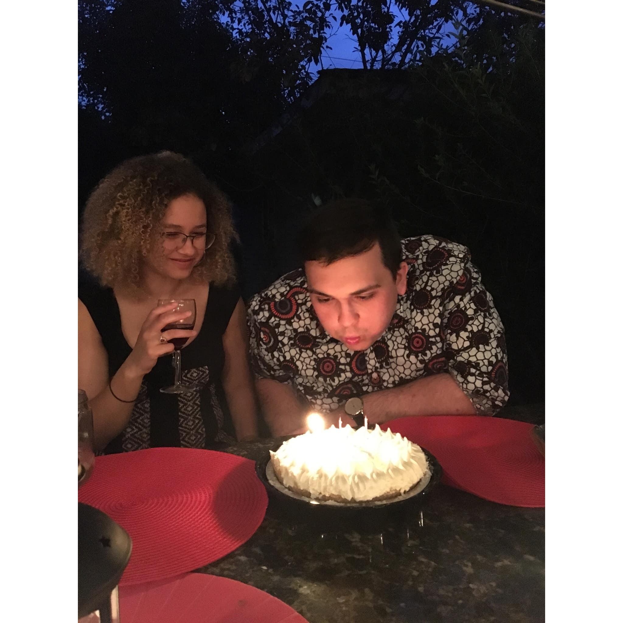 Julian turns 25 in Norridge.