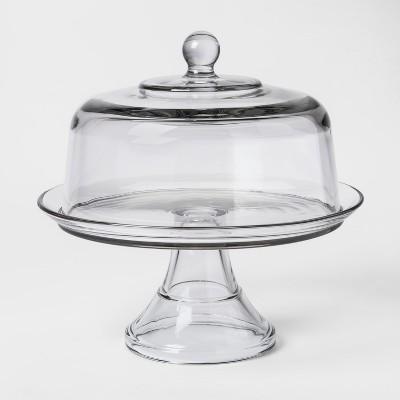 Classic Glass Cake Stand with Dome - Threshold™
