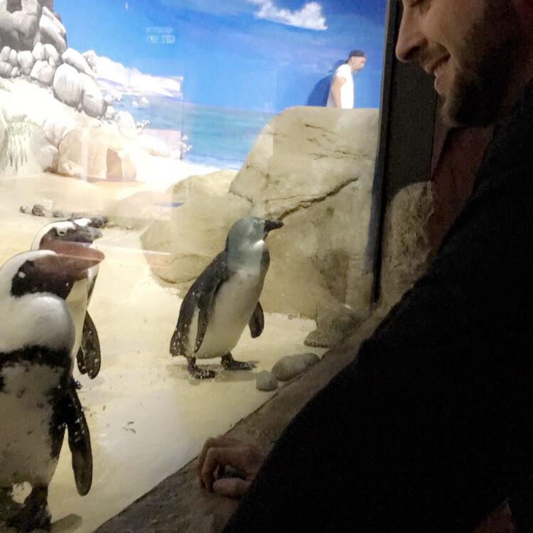 Our first date at Jenkinson’s Aquarium in Point Pleasant