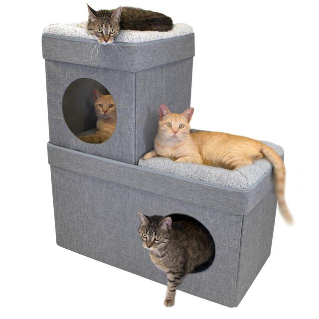 Kitty City Cozy Cave for Cats, 36" H