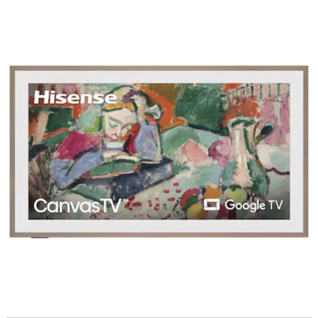 Hisense - 75" Class S7 Series CanvasTV 4K QLED TV with Hi-Matte Display and UltraSlim Wall Mount (2025)