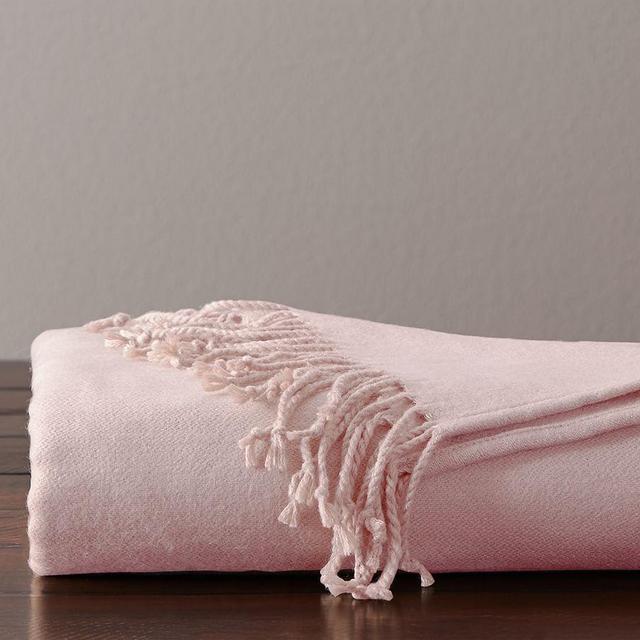 Personalized Throw, 50x60", Soft Rose