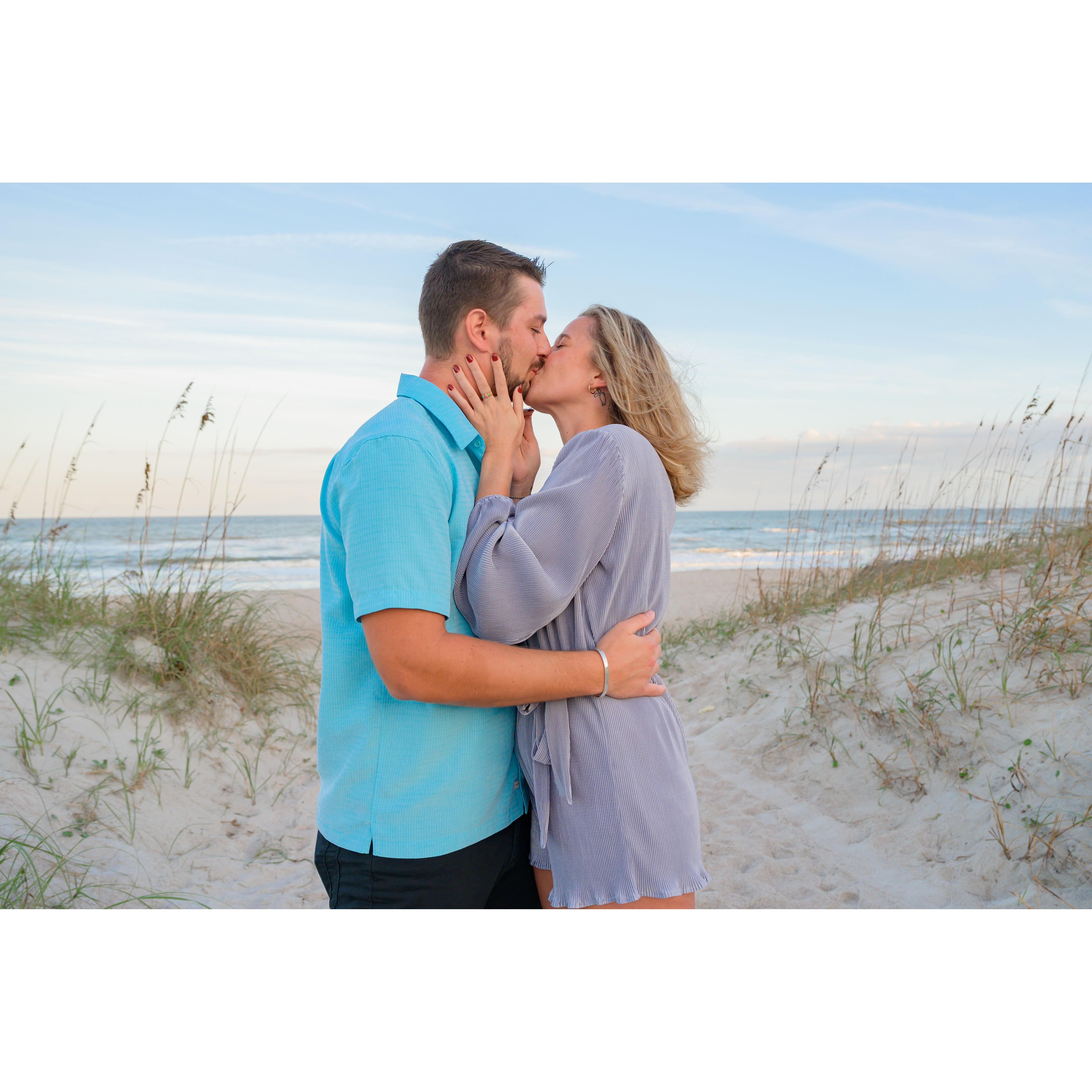 Right after Joe proposed!