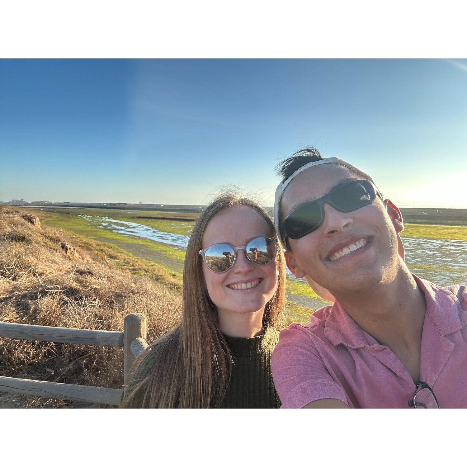 Jonathan has shared his love of birds with Bailey, here at Bolsa Chica Ecological Reserve (December 2024)