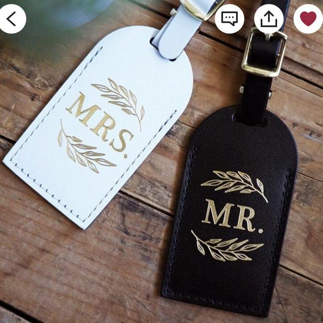 Mr and Mrs Luggage Tags