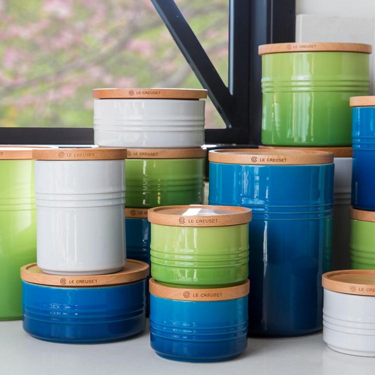 Le Creuset, Large Canister with Wood Lid | Zola