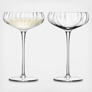 Aurelia Champagne Saucer, Set of 2