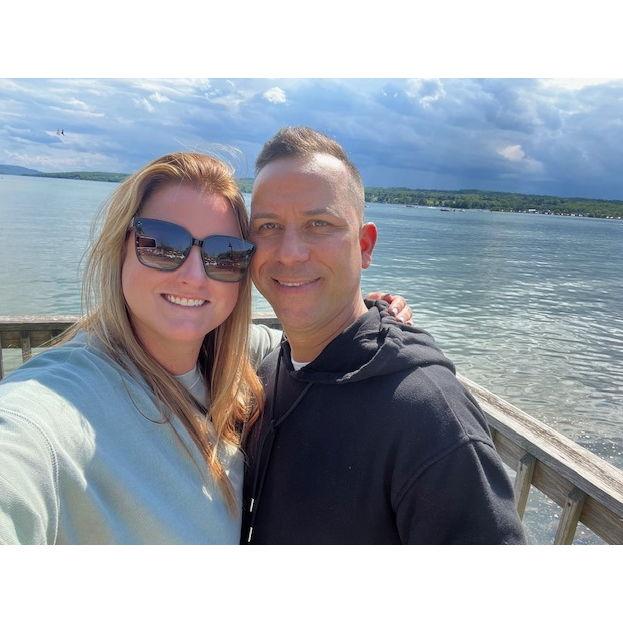 Our first vacation together.  In Canandaigua, NY celebrating Grandma's Birthday
