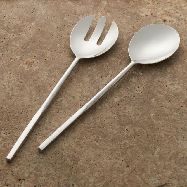 Crate & Barrel Alden 2-Piece Serving Set