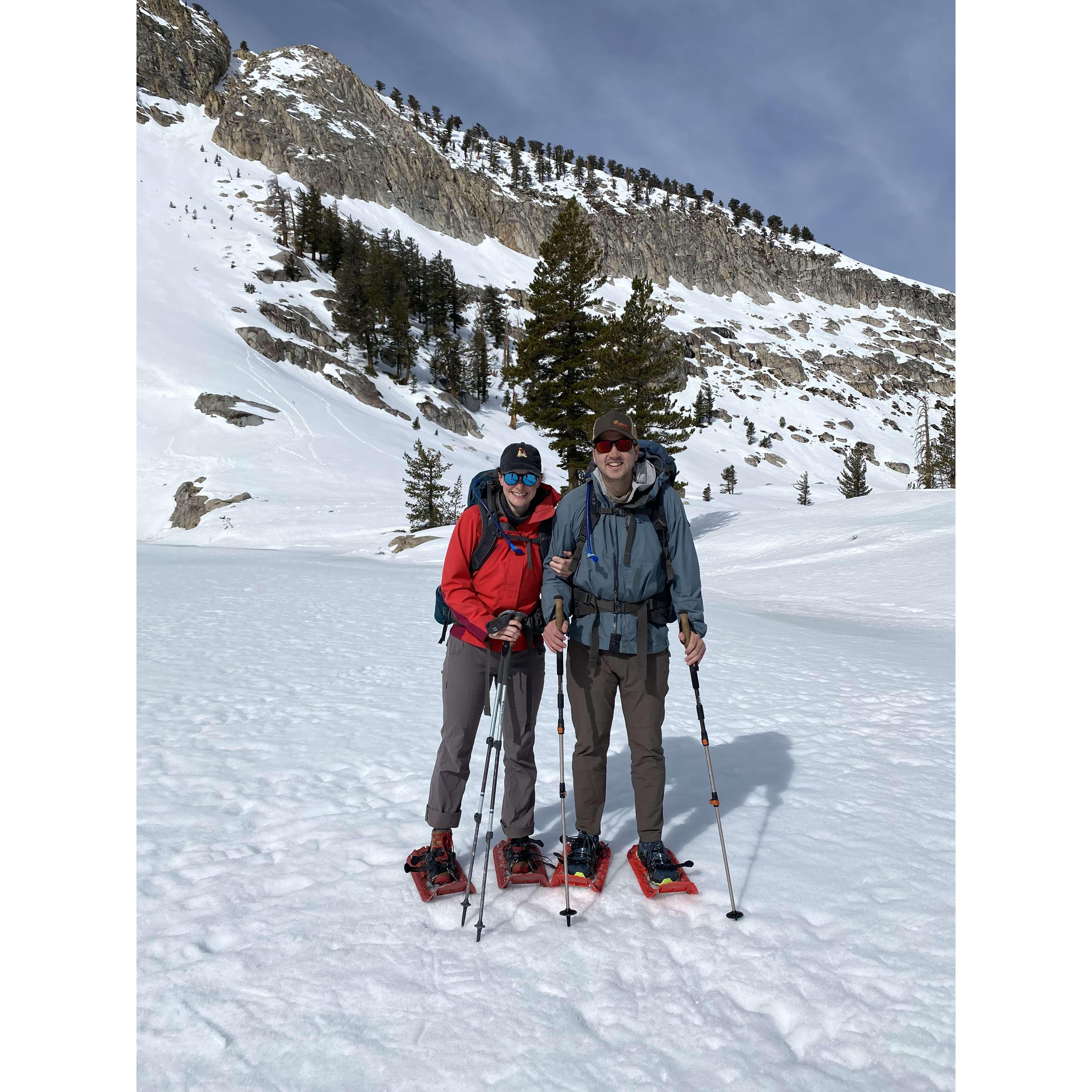 snowshoeing in Sequoia National Park