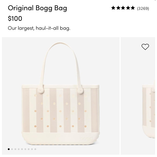 Original Bogg Bag - Beachside Stripe