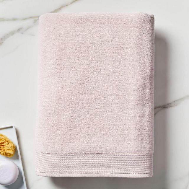 Organic Luxe Fibrosoft Towel, Bath Sheet, Pink Blush