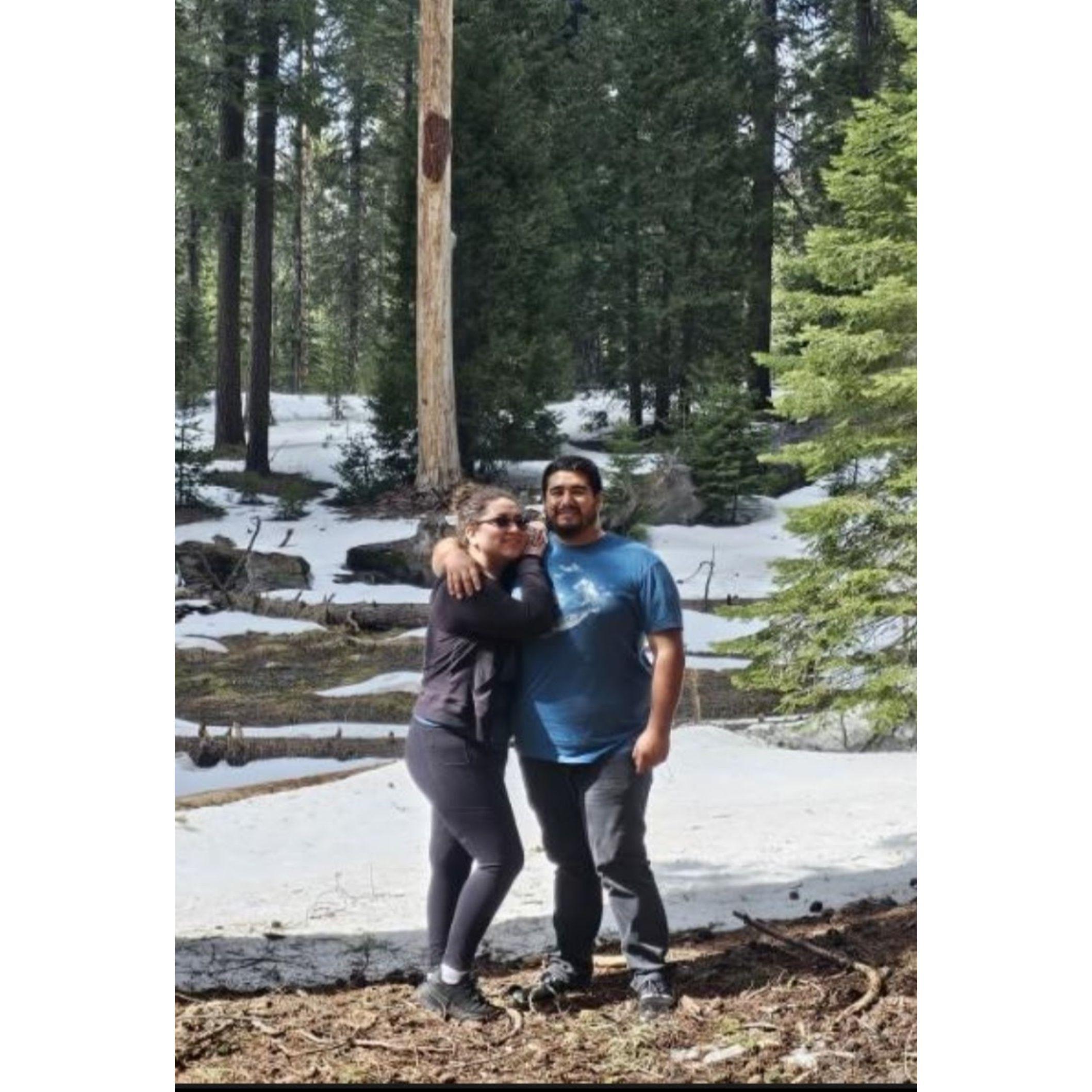 Moments before the proposal