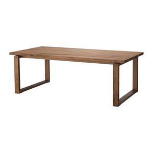 MÖRBYLÅNGA Table, oak veneer brown stained $699.00