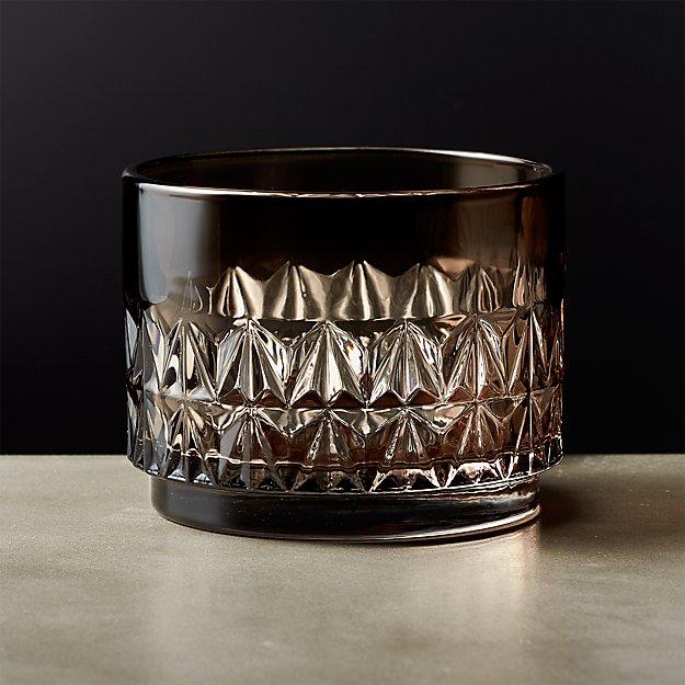 Mars Smoke Stacking Double Old-Fashioned Glass