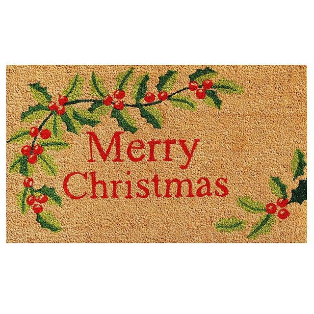 Calloway Mills 121021729 Merry Christmas Doormat, 17" x 29", Multicolor