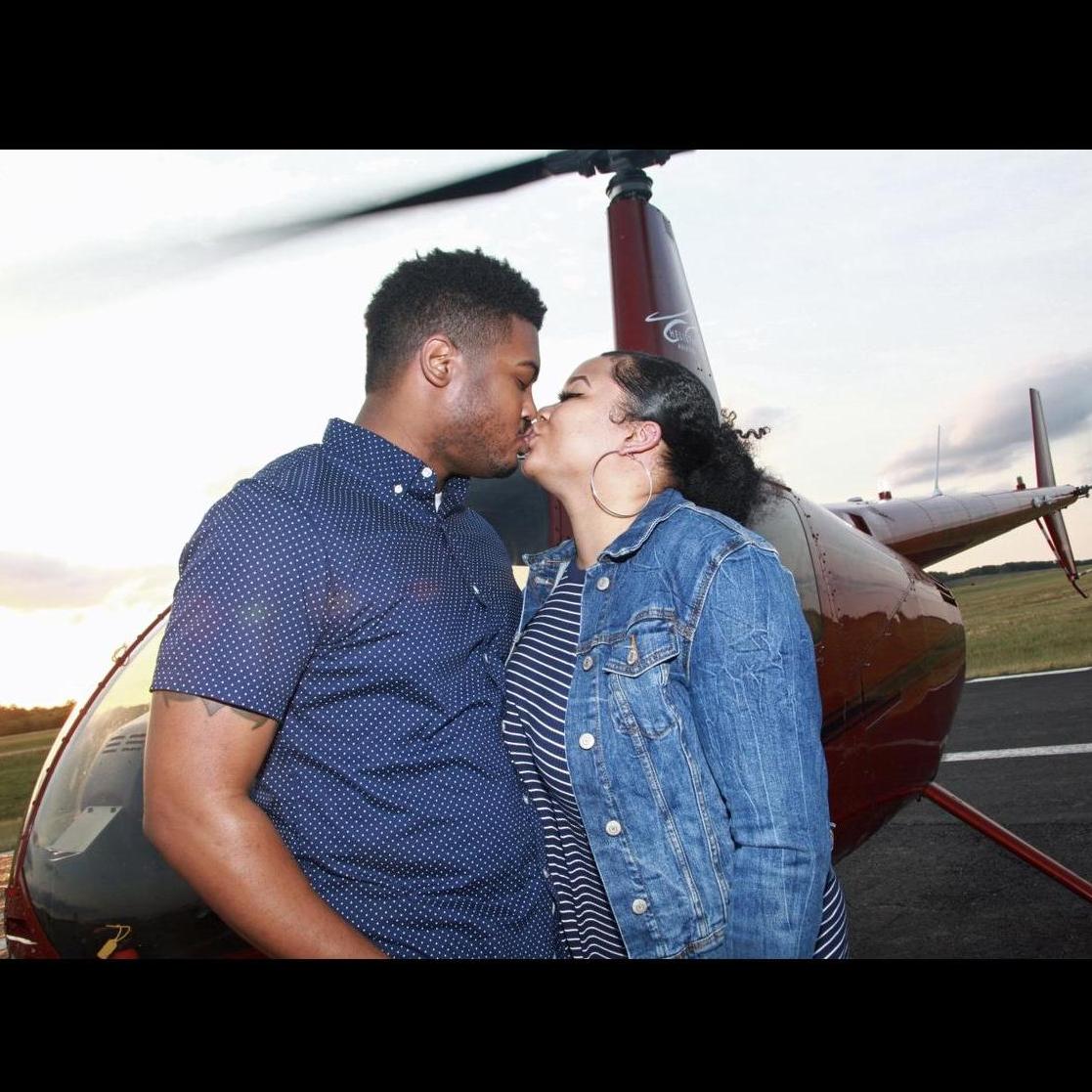 When I took Marcus on a Helicopter ride for his 30th Birthday!