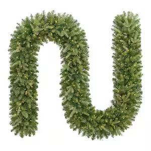 12 ft. Grand Duchess Twinkling Balsam Fir LED Pre-Lit Artificial Christmas Garland