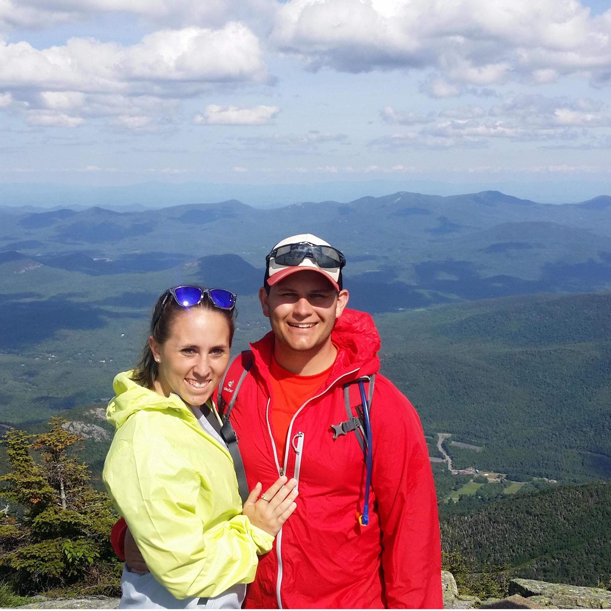 The Top of Whiteface Mt. Lake Placid NY