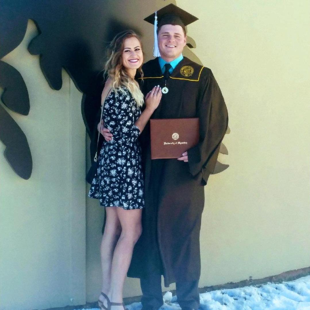 Alex's college graduation, University of Wyoming, Laramie, WY