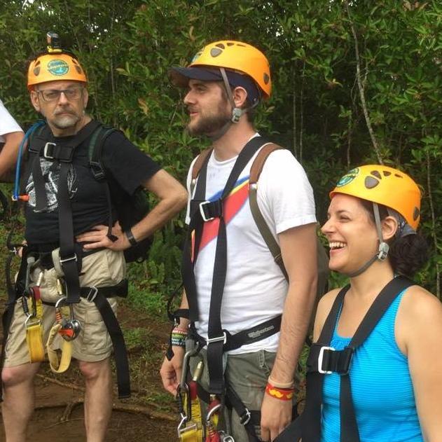 Kauaii fun! That's Amr looking skeptical