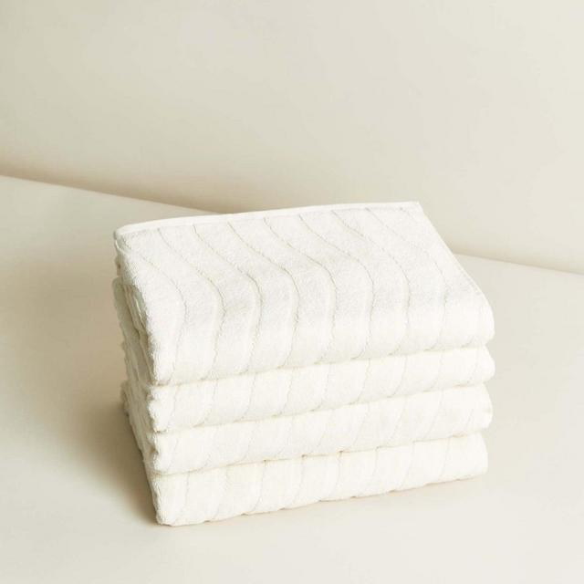ST CLAIR ORGANIC COTTON (Bath) TOWEL in IVORY