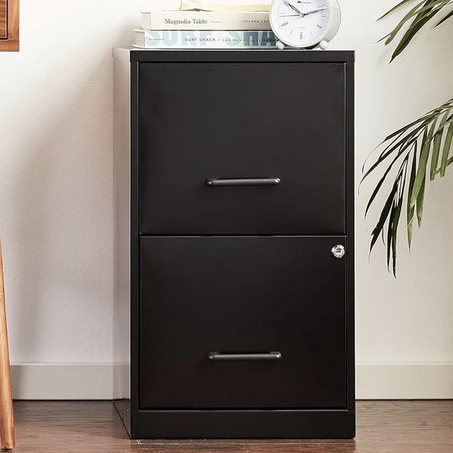 2 Drawer Locking Filing Cabinet | Pre-Assembled