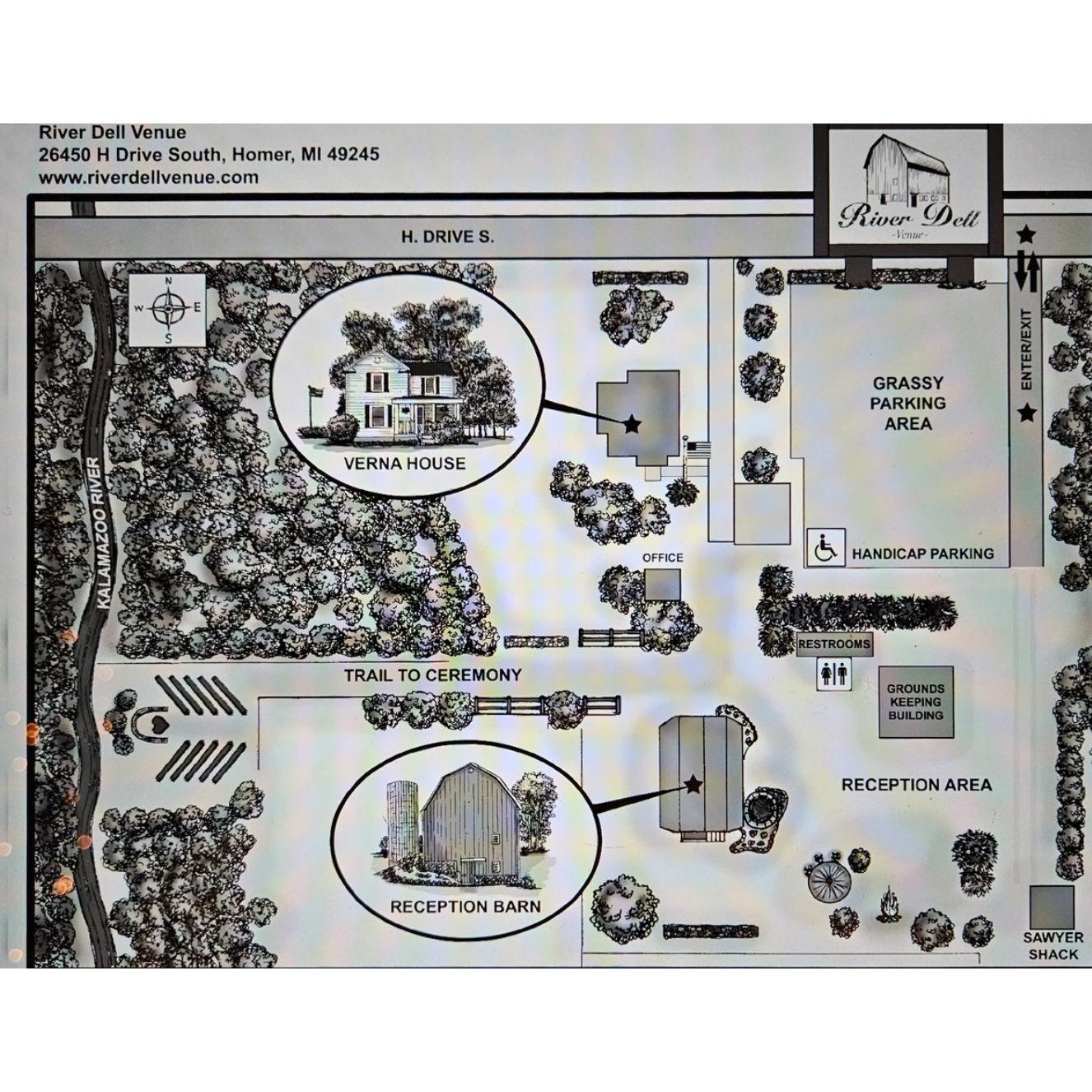 A map of the venue for reference