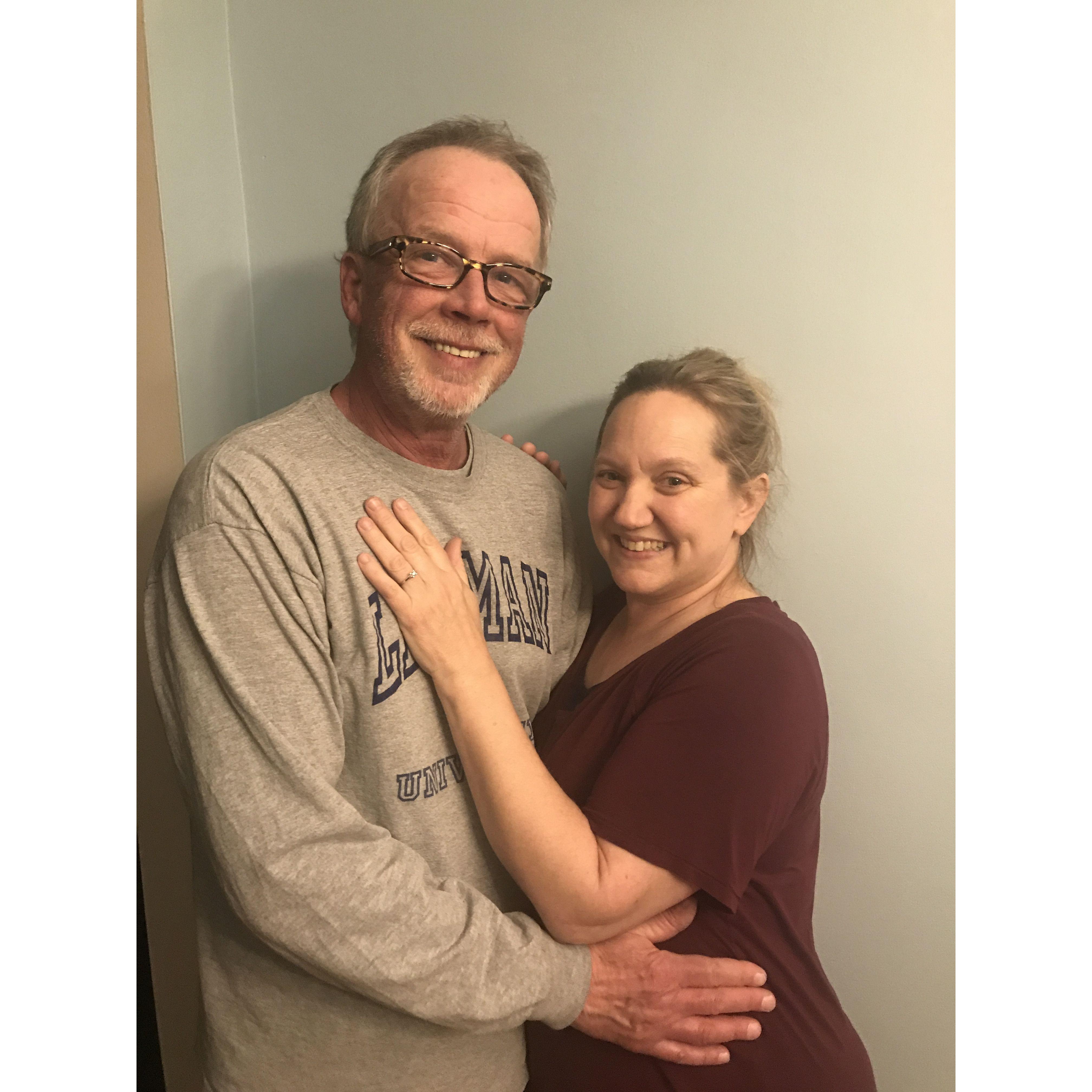 The day we got engaged - March 26, 2021