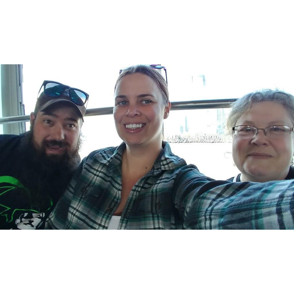 Mother's Day 2017 when we took Jim's mom on the hard-hat tour of Ellis Island. It was amazing!!! I highly suggest it. I want to go back and do it again.