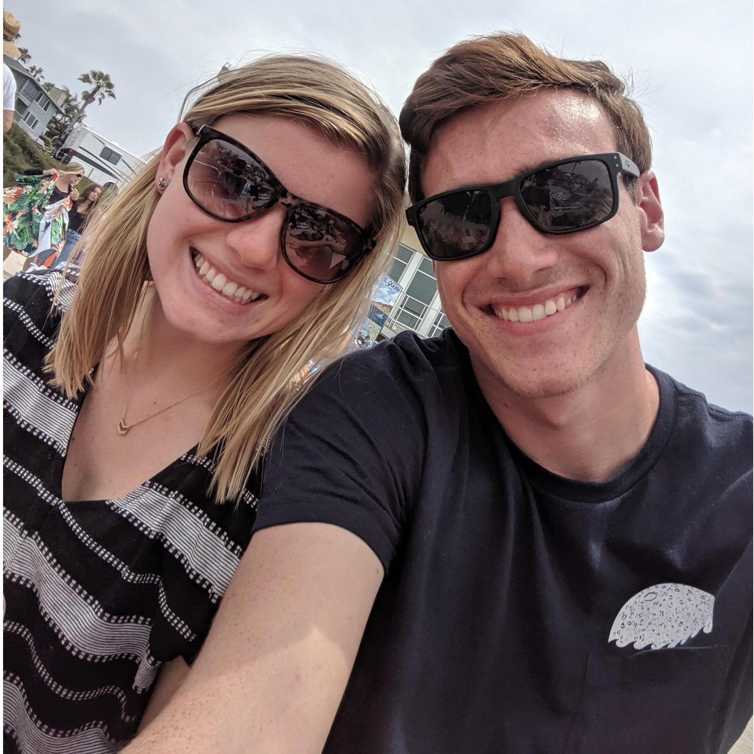 Hung out all day in San Diego at Switchfoot's Bro-Am event and it was on this day that we said "I love you" for the first time!