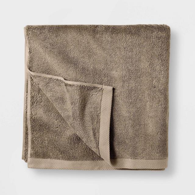 Organic Bath Sheet Dark Sand - Casaluna™