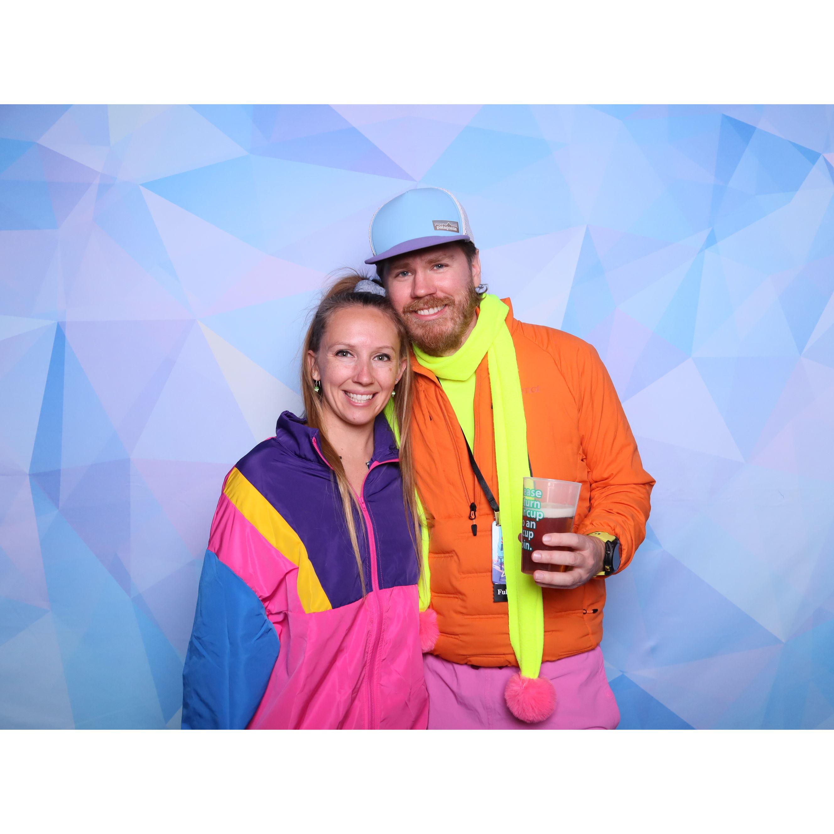 Retro Ski Themed Corporate Event.