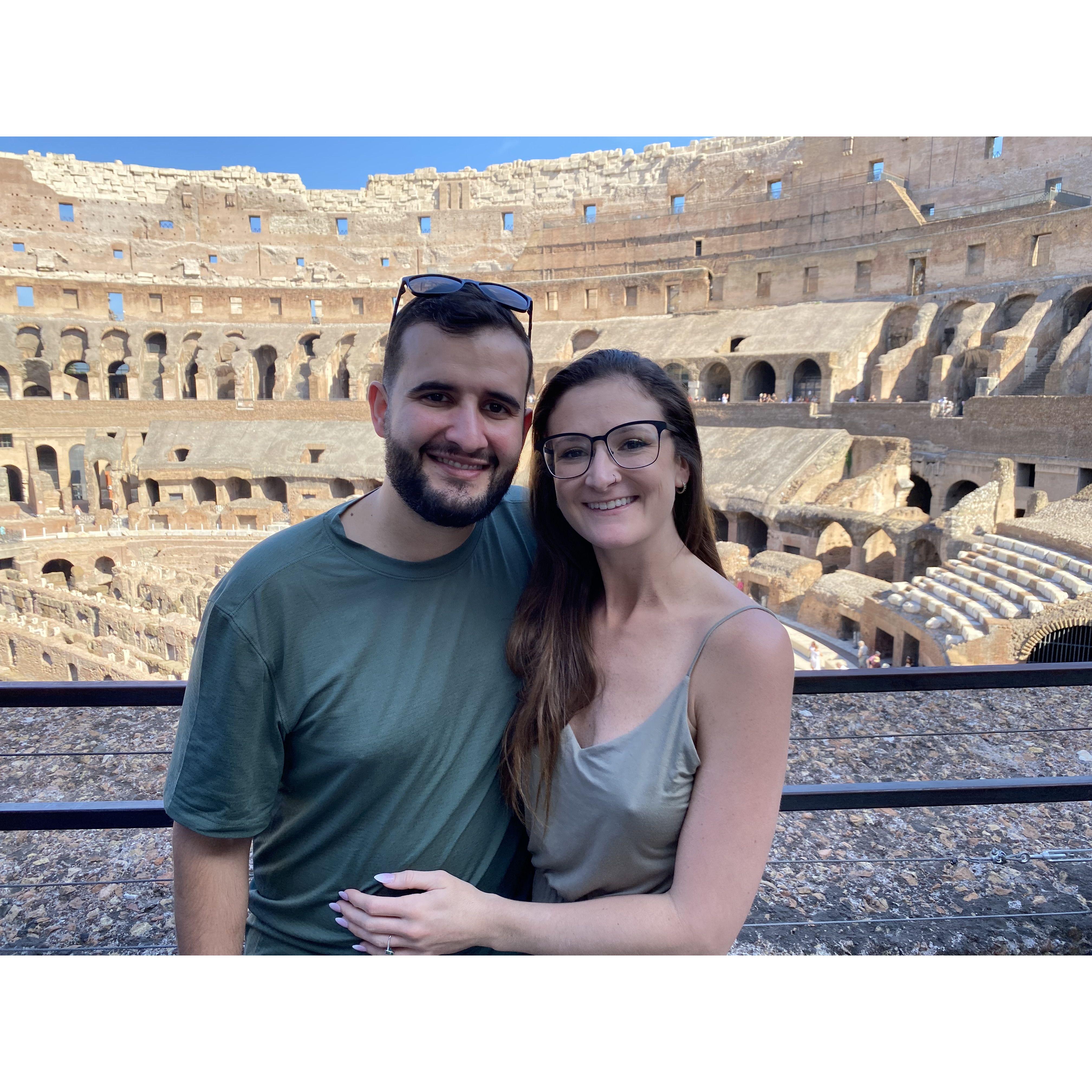 At the Roman Colosseum