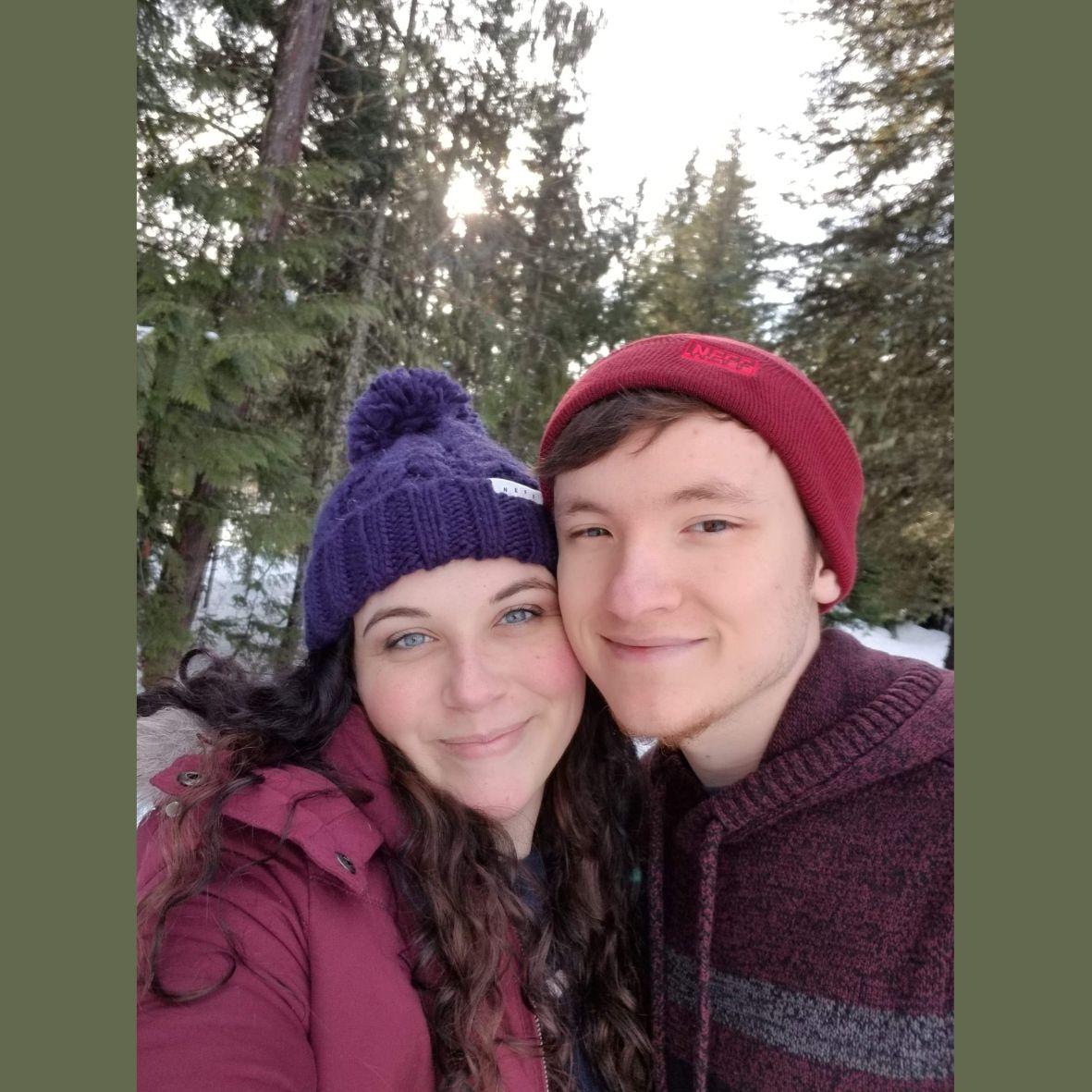 When we were doing long-distance, Austin would give the tour of Mt. Hood.