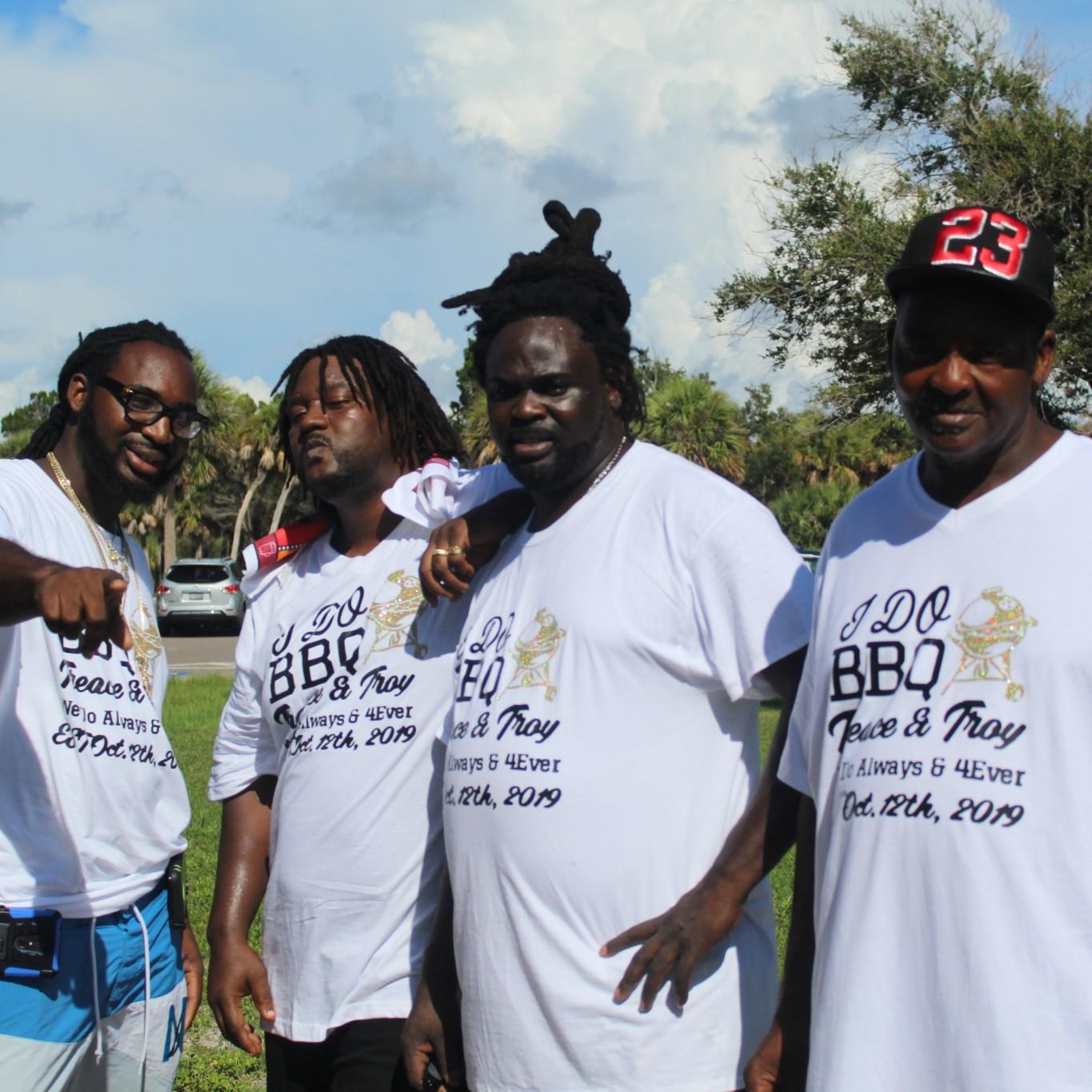 Troy and His brothers and Dad