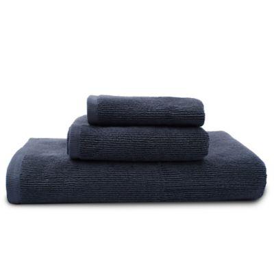 UGG® Ribbed Hand Towel in Blue