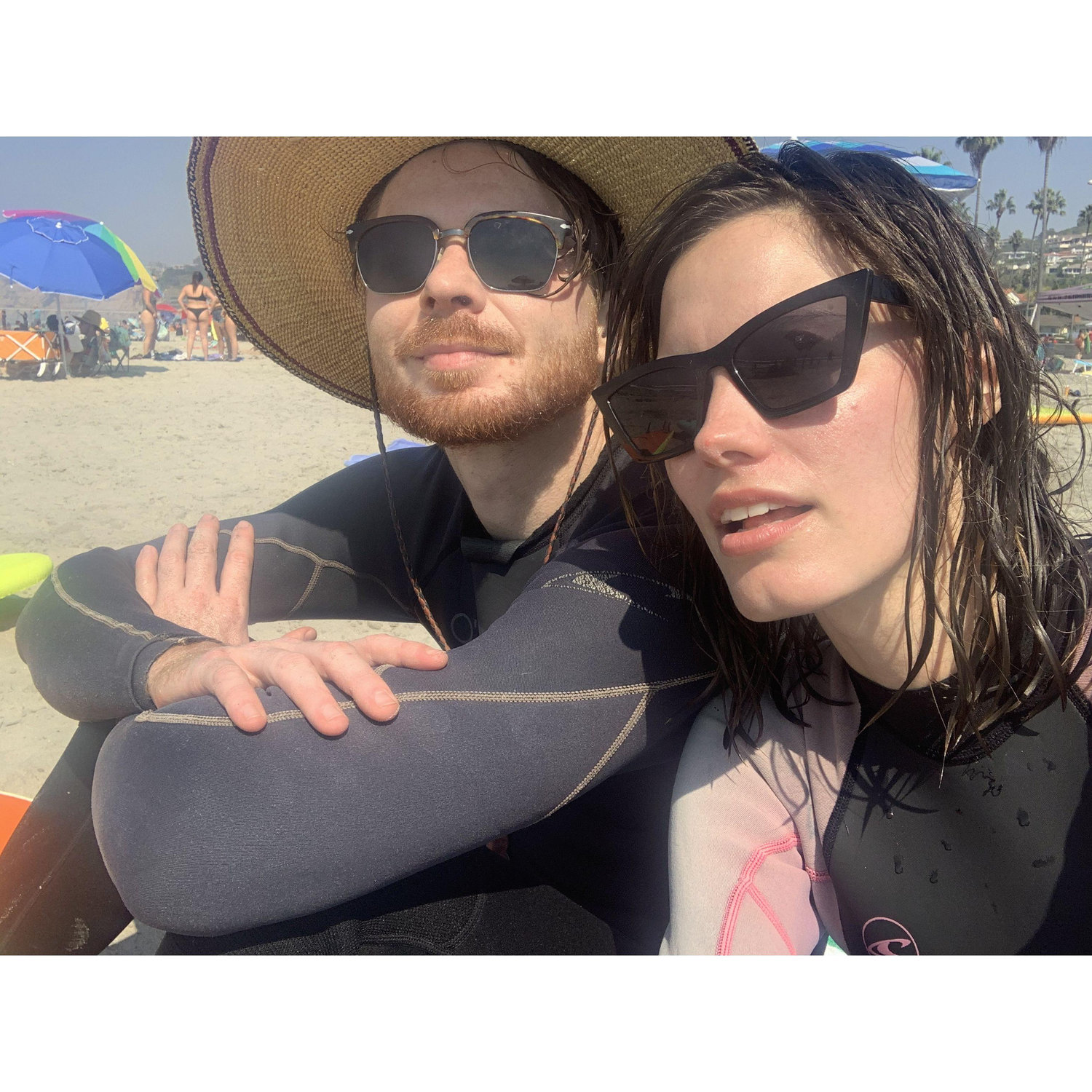Ian's first time teaching Erin how to surf | La Jolla, CA | October 2020