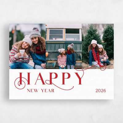 Red Holiday Card - Skye