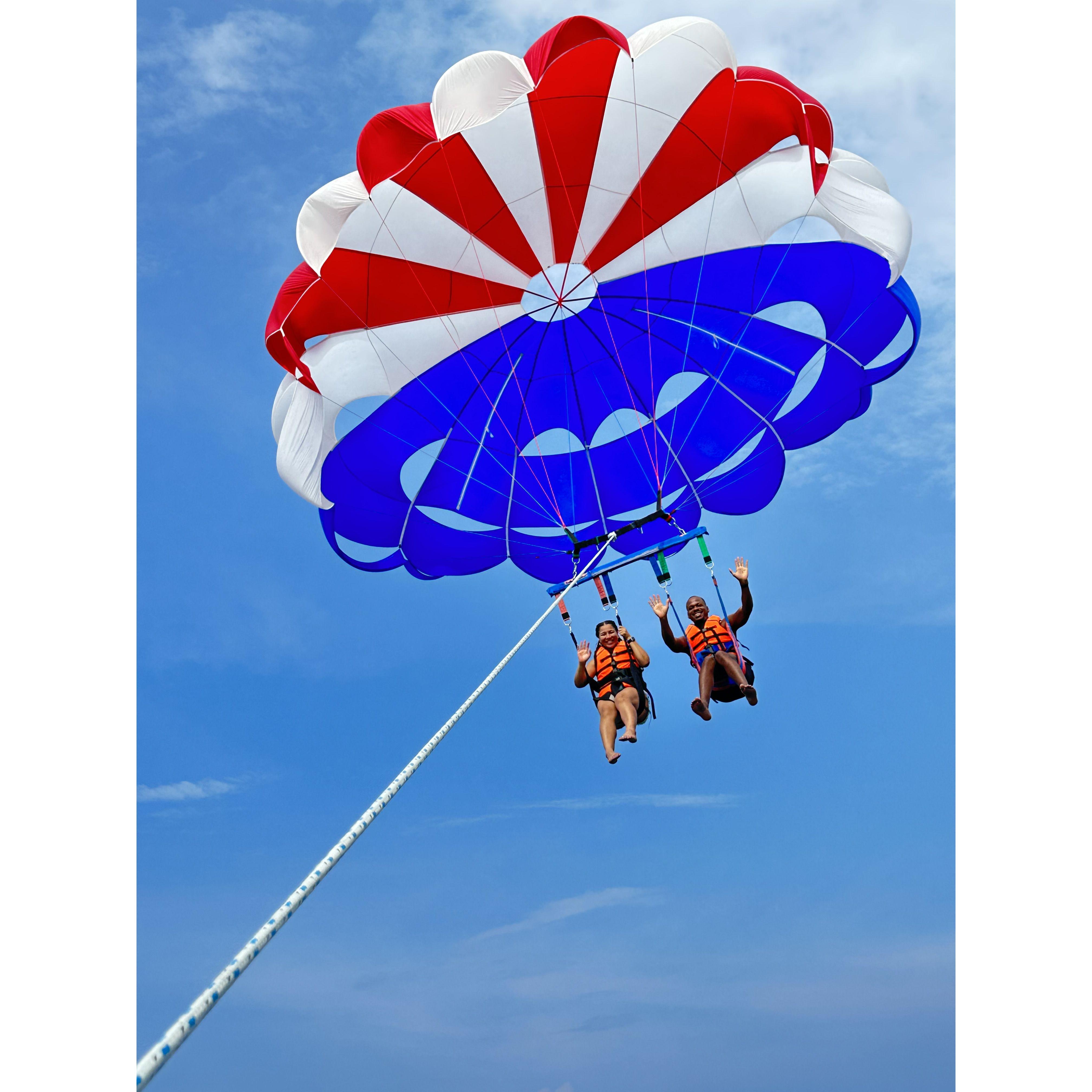 Parasailing in Boracay