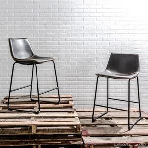 Duke Industrial 26" Counter Stool - (Set of 2) - Lumisource