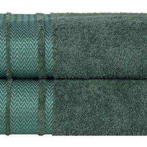 Cotton Medium Weight Absorbant and Fluffy Bathroom Towel Set by Blue Nile Mills