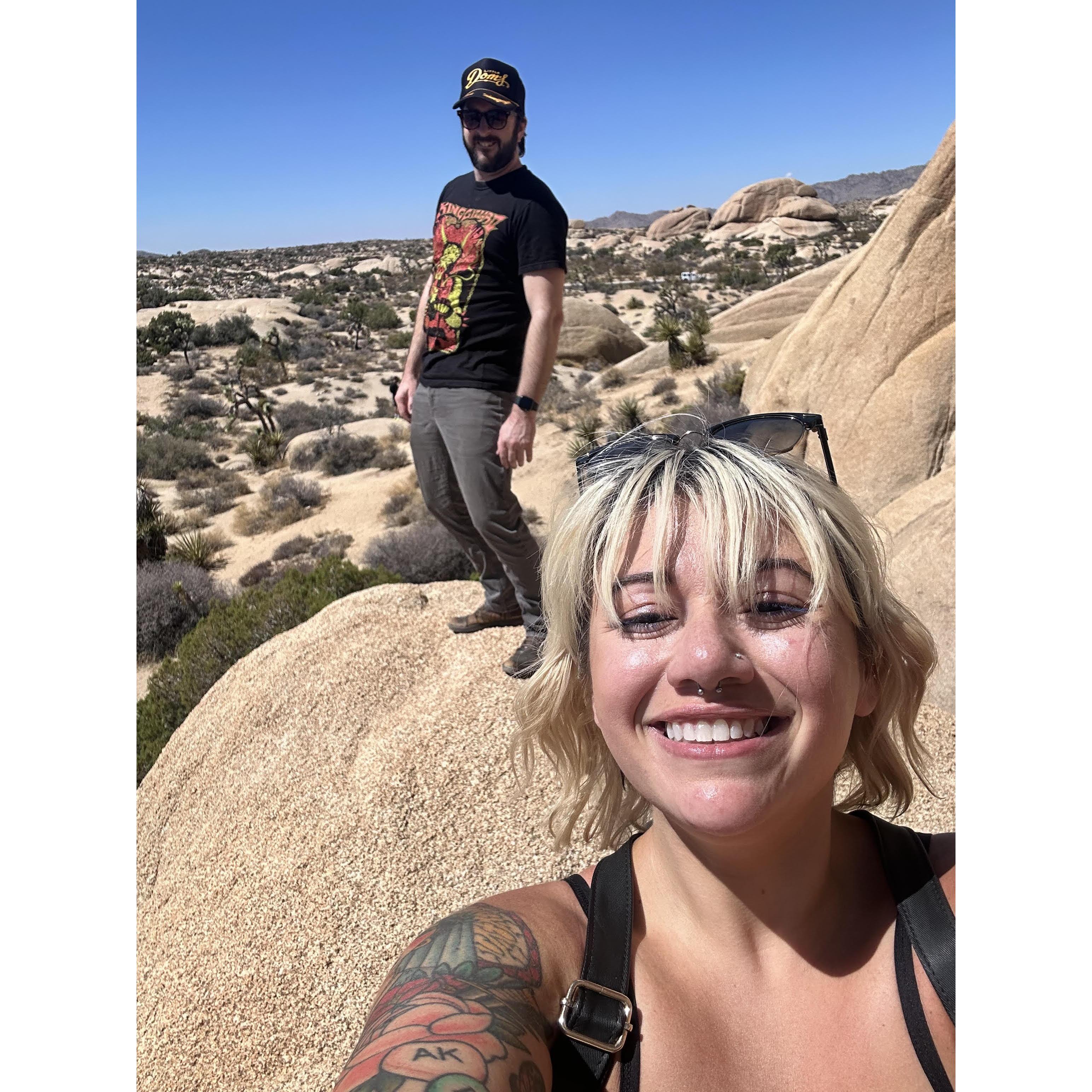 Hiking in Joshua Tree National Park, September 2024