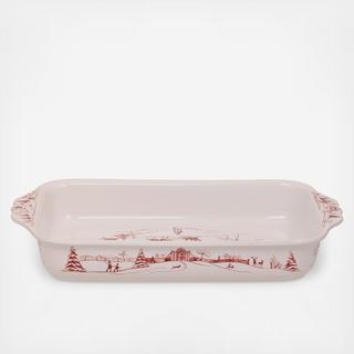 Country Estate Winter Frolic Baking Dish