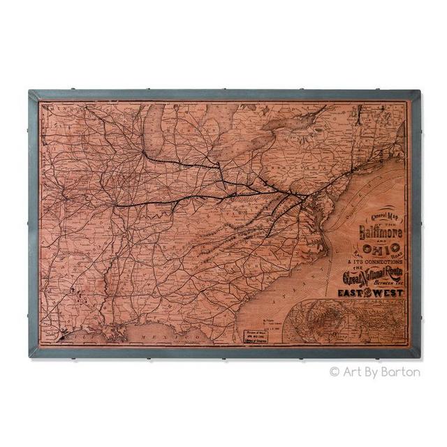 Baltimore Ohio Rail Road Map