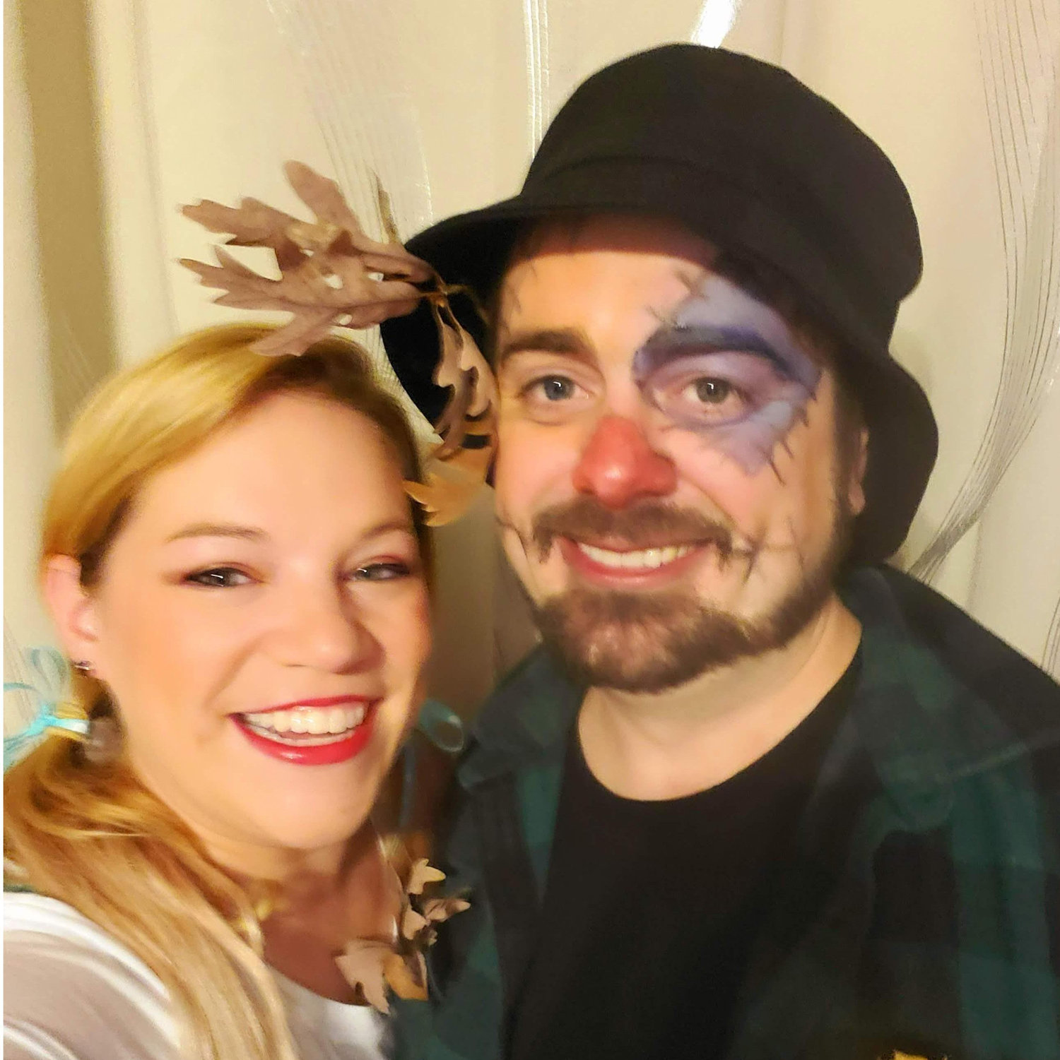 First Halloween party together ~ Dorothy & Scarecrow